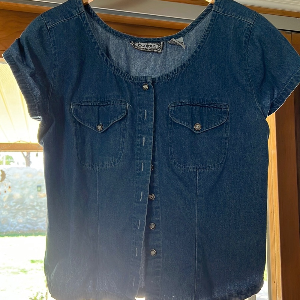 Coastal Cowgirl inspired Denim Top